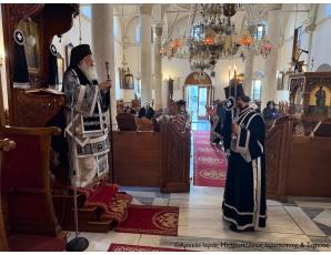 Η Προηγιασμένη Θεία Λειτουργία της Μεγάλης Τετάρτης στον Ιερό Μητροπολιτικό Ναό Αγίου Γεωργίου Ιεράπετρας