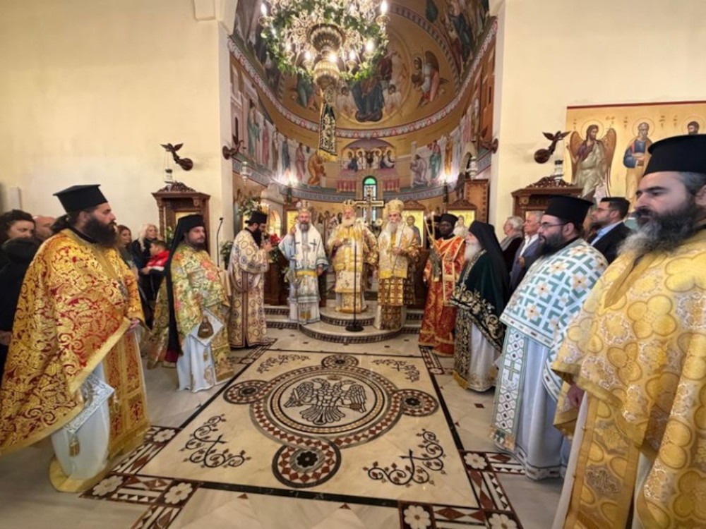 Ο Σεβ. Μητροπολίτης Ιεραπύτνης και Σητείας κ. Κύριλλος στην πανήγυρη της εορτής του Οσίου Νικηφόρου του Λεπρού στο Σηρικάρι Κισάμου