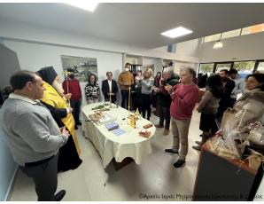 Ο Σεβ. Μητροπολίτης Ιεραπύτνης και Σητείας κ. Κύριλλος τέλεσε την Ακολουθία του Αγιασμού και ευλόγησε τη Βασιλόπιτα στο Δημοτικό Λιμενικό Ταμείο Σητείας