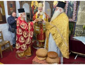 Με Αρχιερατική Θεία Λειτουργία πανηγύρισε ο Ενοριακός Ναός Αγίου Αντωνίου Καλαμαύκας