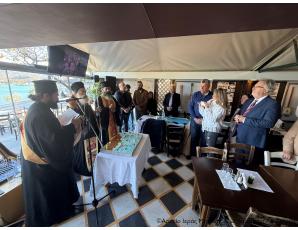 Ο Σεβ. Μητροπολίτης κ. Kύριλλος ευλόγησε τη Βασιλόπιτα του Ναυτικού Ομίλου Σητείας