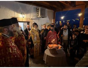 Ο Εσπερινός της εορτής του Αγίου Χαραλάμπους στον φερώνυμο ναό στις Αμμουδάρες της Ενορίας Νέας Ανατολής Ιεράπετρας