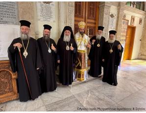 Ο Σεβ. Μητροπολίτης Ιεραπύτνης και Σητείας κ. Κύριλλος έλαβε μέρος στη χειροτονία του Σεβ. Μητροπολίτου Λάμπης, Συβρίτου και Σφακίων κ. Ιωακείμ