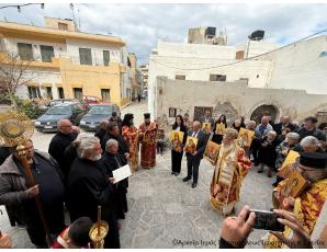 Με λαμπρότητα και κατάνυξη εορτή της Ορθοδοξίας στον Ιερό Μητροπολιτικό Ναό του Αγίου Γεωργίου πόλεως Ιεράπετρας