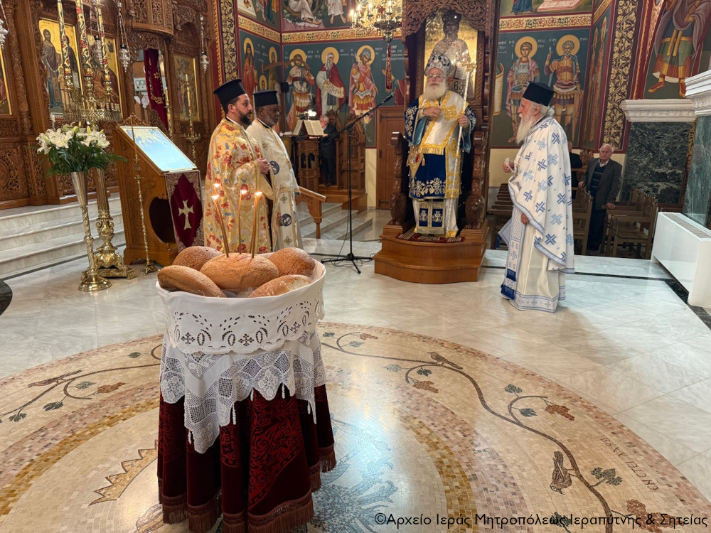 Με λαμπρότητα εορτάσθηκε ο Ευαγγελισμός της Θεοτόκου στον φερώνυμο Ιερό Ενοριακό Ναό της Σητείας