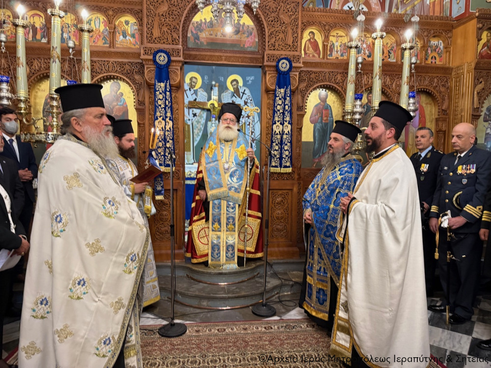 Με λαμπρότητα η Δοξολογία και o εορτασμός της εθνικής επετείου της 25ης Μαρτίου 1821 στην πόλη της Σητείας