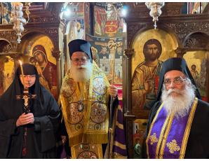 Κουρά Μοναχής από τον Σεβ. Μητροπολίτη Ιεραπύτνης και Σητείας κ. Κύριλλο στο Ιερό Ησυχαστήριο Άξιον Εστί Ιεράπετρας