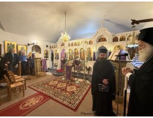 Ο Ορθρος της Μεγάλης Δευτέρας στον Ιερό Προσκυνηματικό Nαό Αγίων Κωνσταντίνου και Ελένης Σητείας