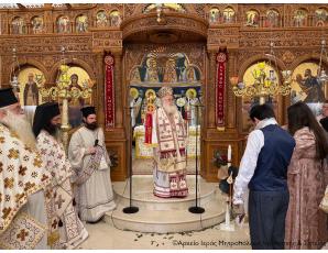 Αρχιερατική Θεία Λειτουργία και Βάπτιση κατά την αρχαία παράδοση στον Ιερό Καθεδρικό Ναό Αγίας Φωτεινής Ιεράπετρας