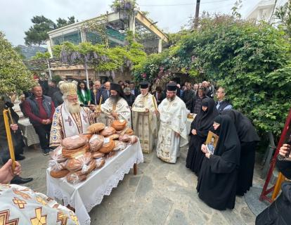 Ο εορτασμός της μνήμης του Οσίου Χατζη-Ανανίου στην Ιερά Μονή Παναγίας Εξακουστής Ιεράπετρας