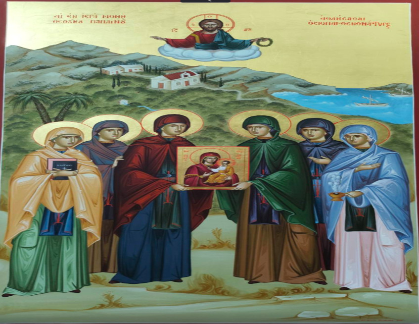 Ο πρώτος εορτασμός της μνήμης των Αγίων ενδόξων Γυναικών Οσιομαρτύρων της Ιεράς Μονής Παπλινού Ιεράπετρας την Κυριακή των Μυροφόρων