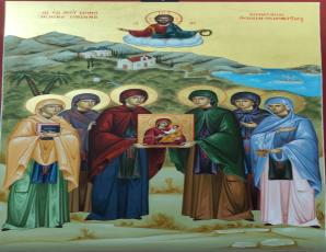 Ο πρώτος εορτασμός της μνήμης των Αγίων ενδόξων Γυναικών Οσιομαρτύρων της Ιεράς Μονής Παπλινού Ιεράπετρας την Κυριακή των Μυροφόρων