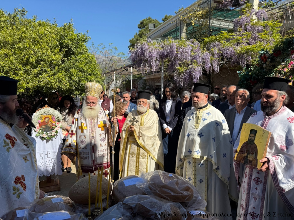 Με λαμπρότητα εορτάσθηκε η μνήμη του Οσίου Χατζη-Ανανία στην Ιερά Μονή Παναγίας Εξακουστής Μαλλών Ιεράπετρας