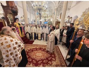 Με αναστάσιμη λαμπρότητα ο Αρχιερατικός Εσπερινός στον πανηγυρίζοντα Ιερό Μητροπολιτικό Ναό Αγίου Γεωργίου Ιεράπετρας