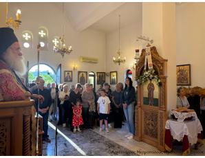 Ο Αρχιερατικός Εσπερινός της εορτής του Οσίου Ιωάννου του Ρώσου στον φερώνυμο Ιερό Ναό της Ιεράπετρας