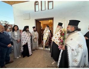 Ο Αρχιερατικός Εσπερινός στον πανηγυρίζοντα στον φερώνυμο Ιερό Ναό του Αγίου Πνεύματος Ιεράπετρας