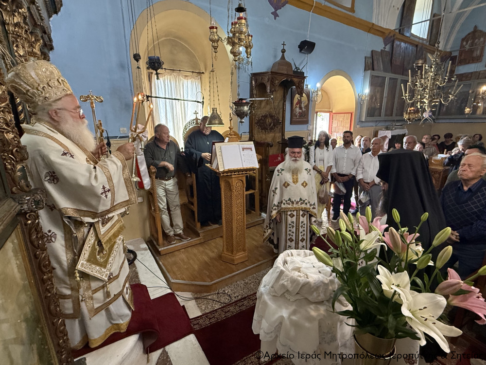 Η εορτή των Αγίων Πάντων στον πανηγυρίζοντα Ιερό Ενοριακό Ναό Αγίων Πάντων Ανατολής Ιεραπέτρας