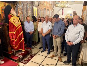 Με λαμπρότητα ο Μέγας Αρχιερατικός Εσπερινός της εορτής της Μεταμορφώσεως του Κυρίου στον φερώνυμο Ιερό Ναό της Κάτω Μεράς Ιεράπετρας