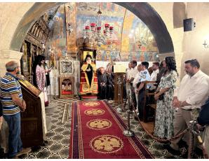 O Μέγας πανηγυρικός Εσπερινός της εορτής της Κοιμήσεως της Θεοτόκου στην ιστορική Ιερά Μονή Παναγίας Φανερωμένης Ιεράπετρας