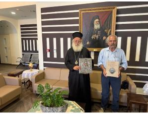 Εθιμοτυπική επίσκεψη του Προέδρου της Ένωσης Ιεραπετριτών Αθήνας κ. Ιωάννη Περράκη στον Σεβ. Μητροπολίτη Ιεραπύτνης και Σητείας κ. Κύριλλο