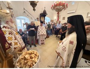 Η εορτή της Αποτομής της Τιμίας Κεφαλής του Αγίου Ιωάννου του Προδρόμου στην Ενορία Δάφνης Σητείας