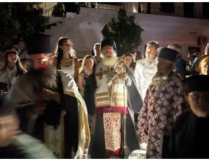Ο Μέγας πανηγυρικός Αρχιερατικος Εσπερινός της εορτής του Γενεσίου της Θεοτόκου στον πανηγυρίζοντα Ιερό Ναό Παναγίας των Λιθινών Σητείας
