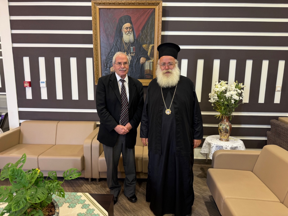 Επίσκεψη του Ακαδημαϊκού κ. Χριστοφόρου Χαραλαμπάκη στον Σεβ. Μητροπολίτη Ιεραπύτνης και Σητείας κ. Κύριλλο