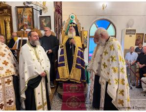 Με λαμπρότητα ο Αρχιερατικός Εσπερινός στον πανηγυρίζοντα Ιερό Ενοριακό Ναό Τιμίου Σταυρού Ιεράπετρας