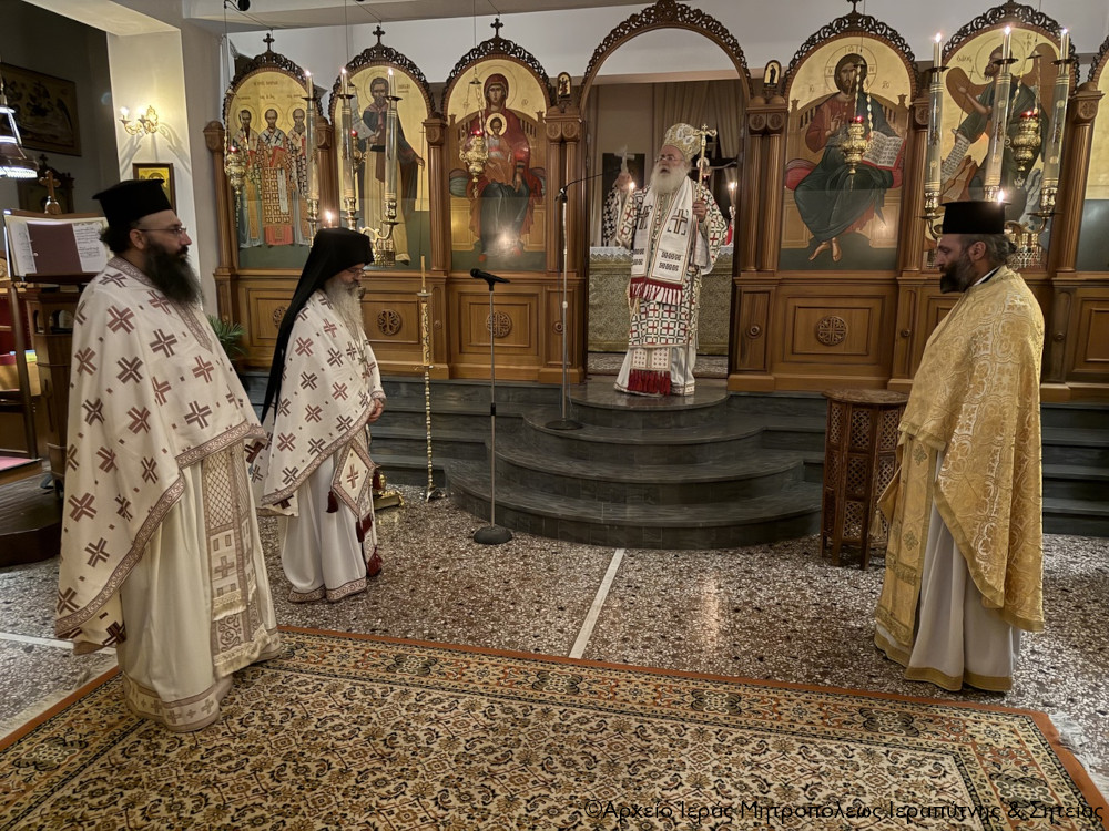 Ο Σεβ. κ. Κύριλλος προεξήρχε στην καθιερωμένη Αγρυπνία για την εορτή της Παναγία της Γοργοεπηκόου στον Ιερό Ναό του Οσίου Νίκωνος Ιεράπετρας
