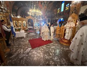 Αρχιερατική Θεία Λειτουργία και Μνημόσυνο για τα θύματα της Μικρασιατικής καταστροφής στον Ιερό Ναό Παναγίας Ελεούσας Ιεράπετρας