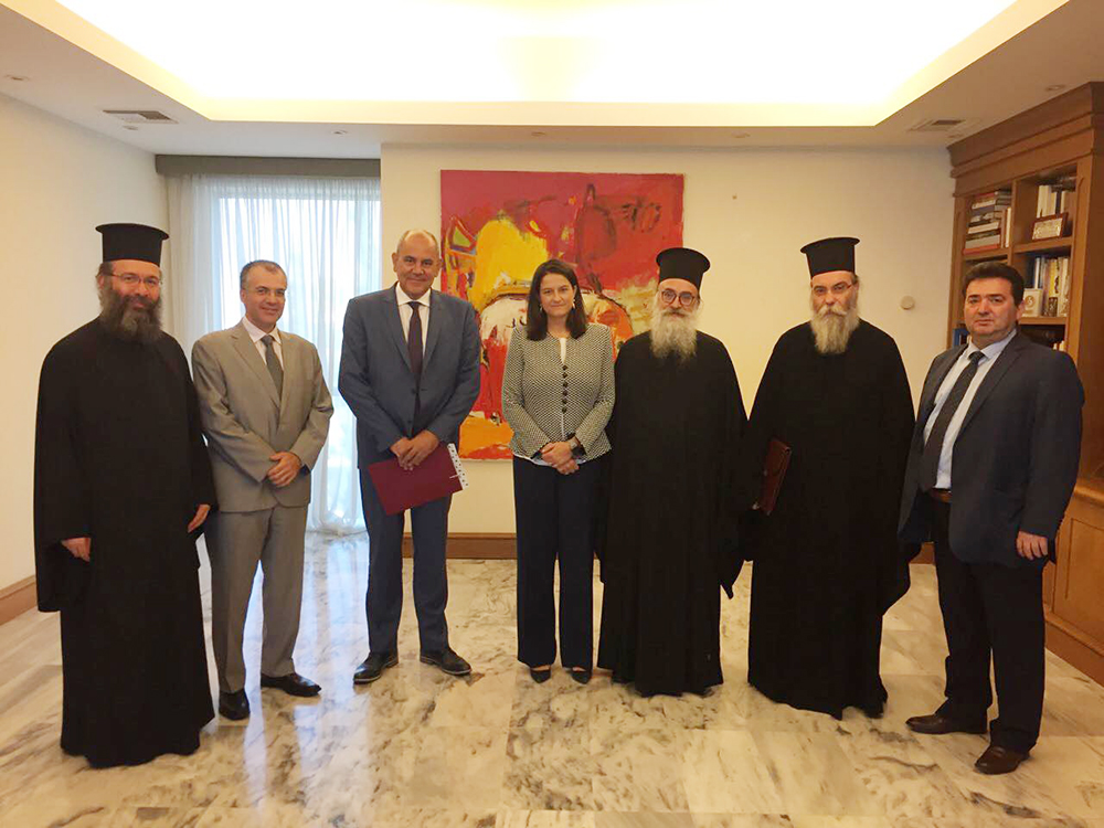 Συνοδική Αντιπροσωπεία της Εκκλησίας Κρήτης συναντήθηκε με την Υπουργό Παιδείας και Θρησκευμάτων κ. Άννα Κεραμέως