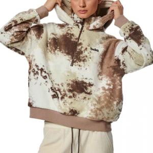BODY ACTION Women's Half-Zip Sherpa Hoodie Γυναικείο Φούτερ - 96734