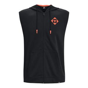 UNDER ARMOUR Project Rock Heavyweight Terry Sleeveless Full Zip Ανδρική Αμάνικη Ζακέτα - 70435