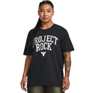 UNDER ARMOUR Women's Project Rock Heavyweight Campus T-Shirt - 84317