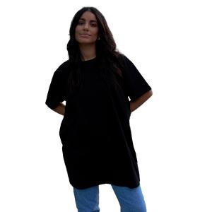 NO THINKIN Oversized T-Shirt The Authentic Tee Μαύρο - 97381