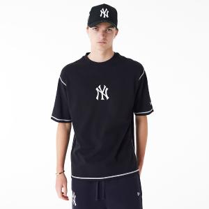 NEW ERA New York Yankees MLB World Series Black Oversized Ανδρικό T-Shirt - 101258