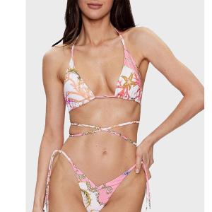 GUESS Removable Padded Triangle Μπικίνι σουτιέν τρίγωνο με στάμπα all over - 79081