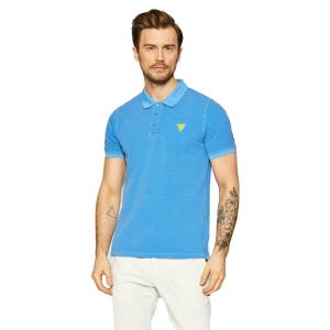 GUESS Polo Ανδρική Μπλούζα Polo Μπλε - 39248