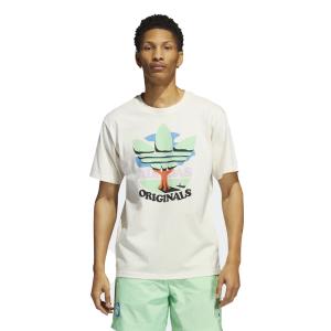 ADIDAS ORIGINALS Trefoil Tree Ανδρικό T-shirt Non Dyed με Στάμπα - 65414