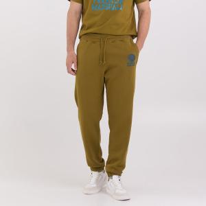 FRANKLIN & MARSHALL Agender jogger trousers with Crest logo embroidery Unisex Παντελόνι Φόρμας - 93601