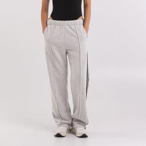 FRANKLIN & MARSHALL Wide leg jogger trousers with roller party logo print Γυναικείο Παντελόνι Φόρμας - 93408