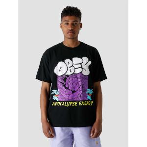 OBEY Ανδρικό T-shirt Μαύρο με Στάμπα - 45225