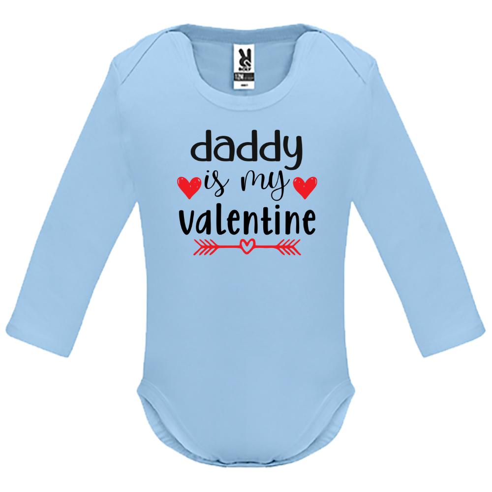 Baby Long-sleeved  "Daddy is my Valentine"