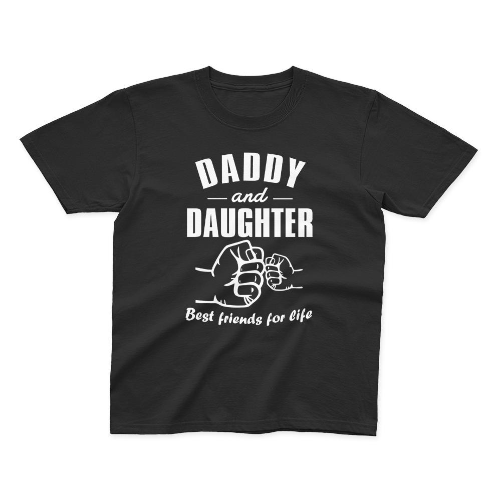 Kids T-shirt "Daddy & Daughter best Friends for Life"