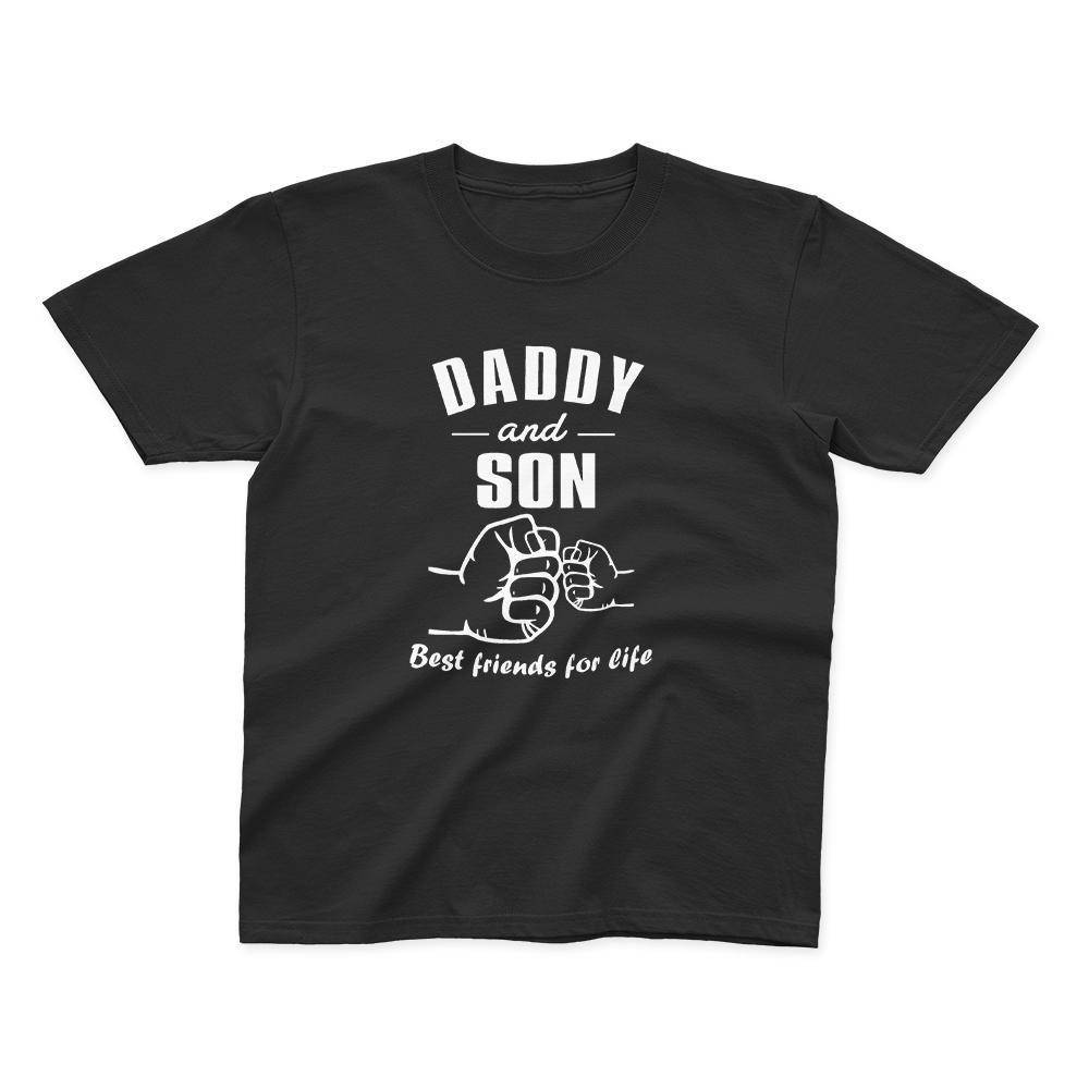 Kids T-shirt  "Daddy & Son best Friends for Life"