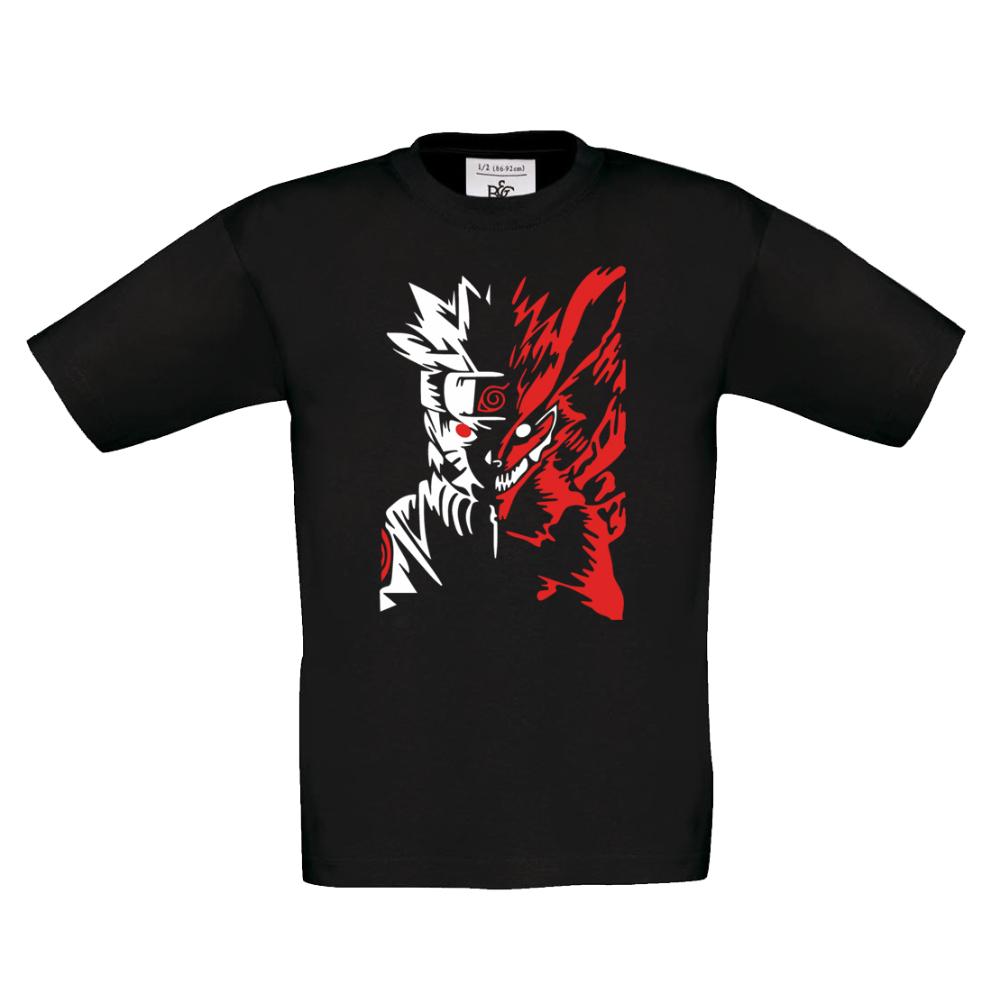 "Νine Τails Face Anime" Kids T-shirt