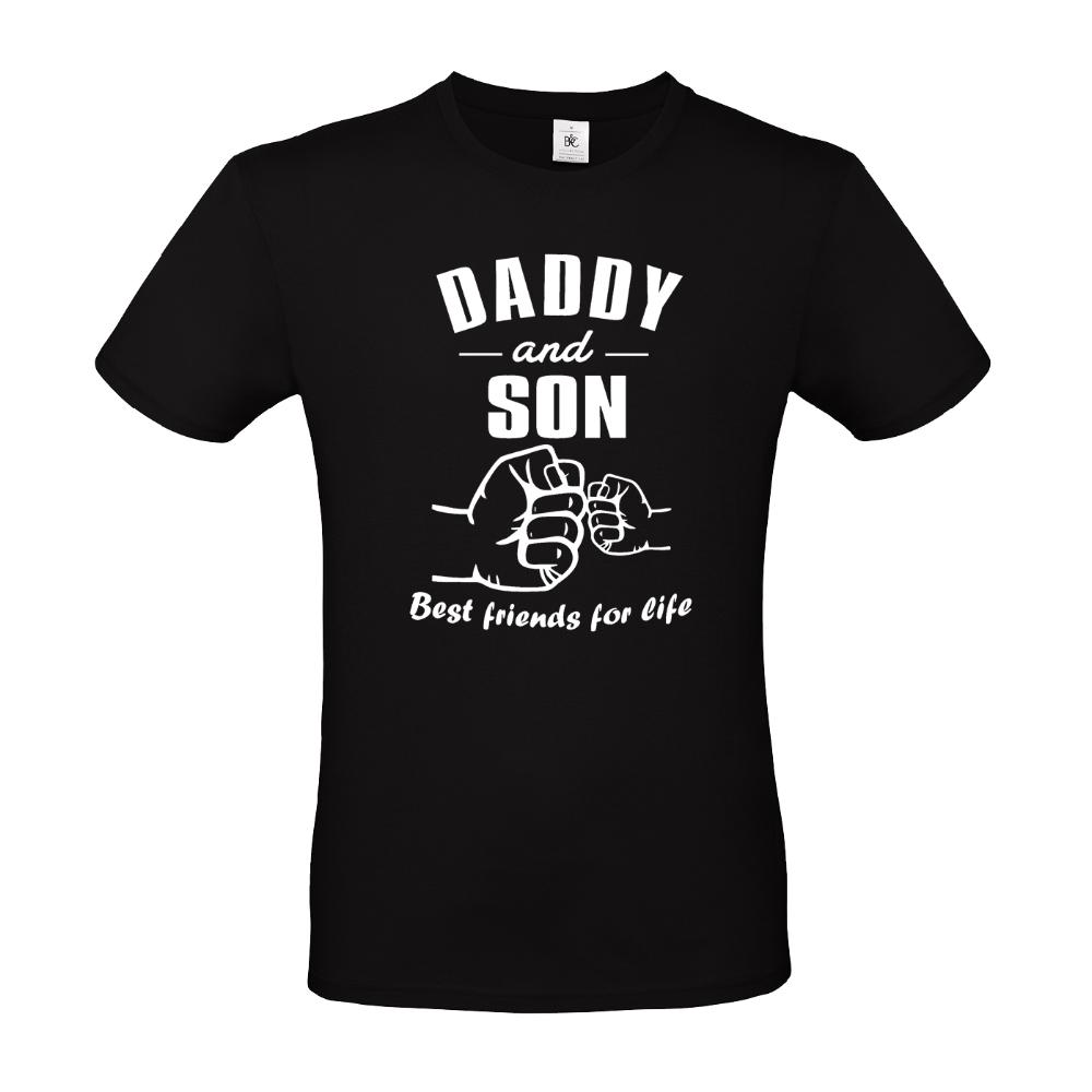 Ανδρικό T-shirt  "Daddy & Son best Friends for Life"