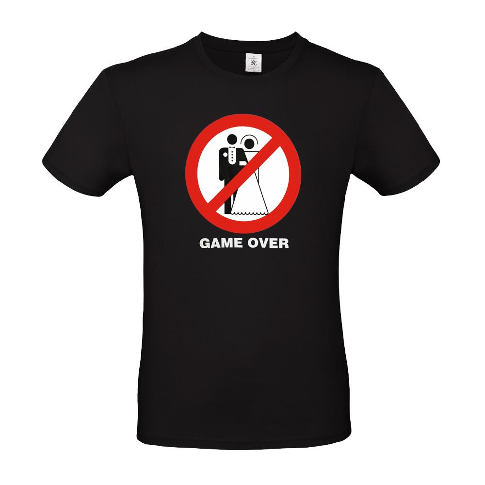 Man's T-shirt "Game Over"