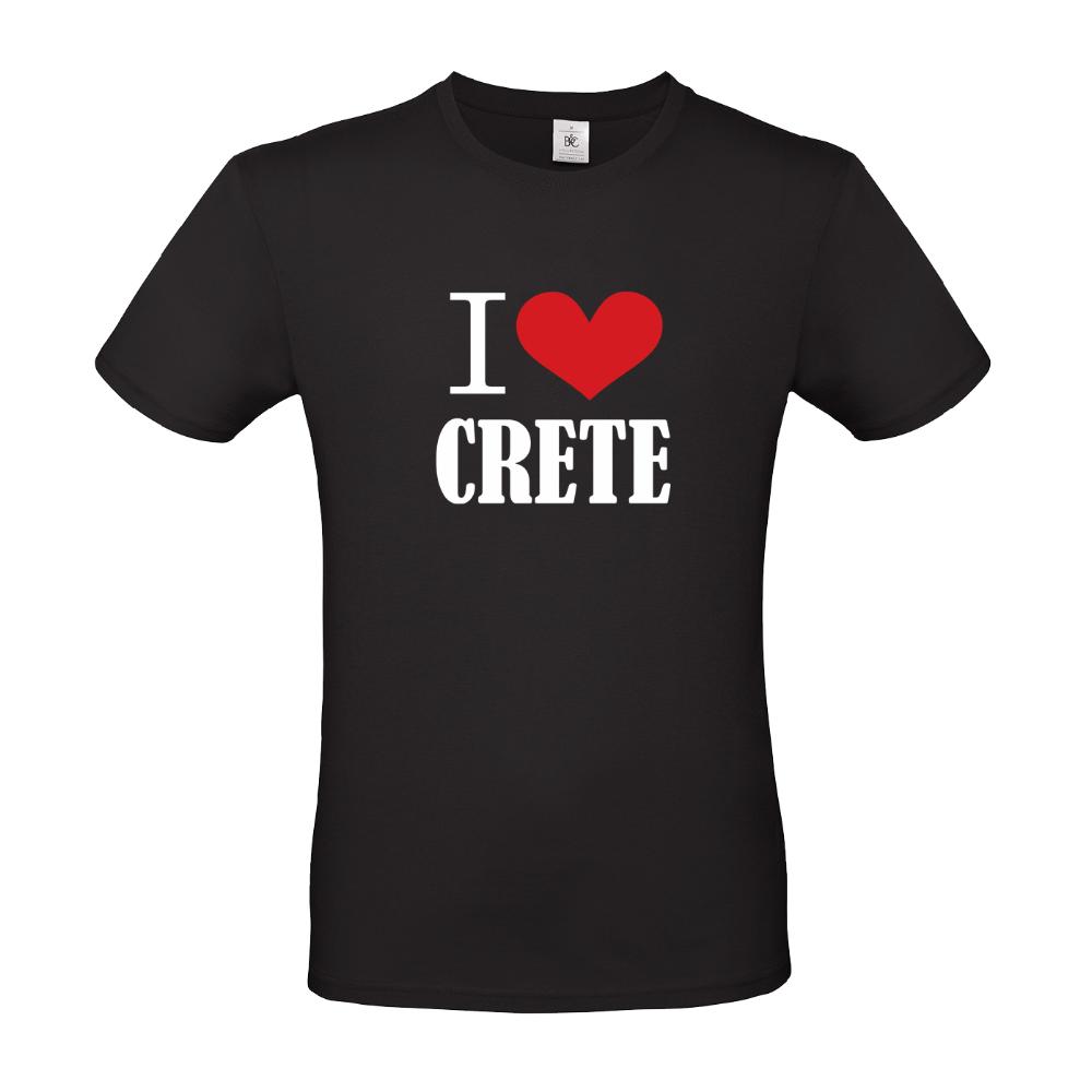 Man's T-shirt "I Love Crete"