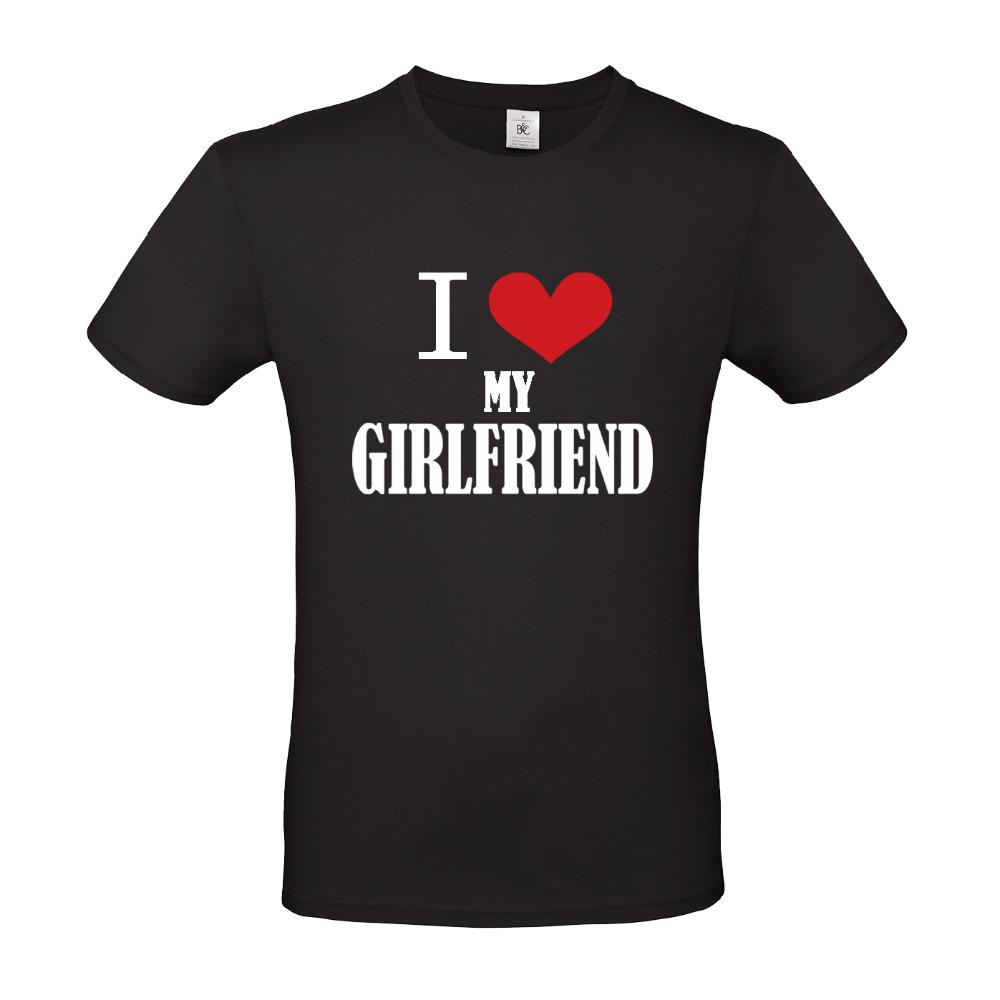 Ανδρικό T-shirt ''I Love my Girlfriend"